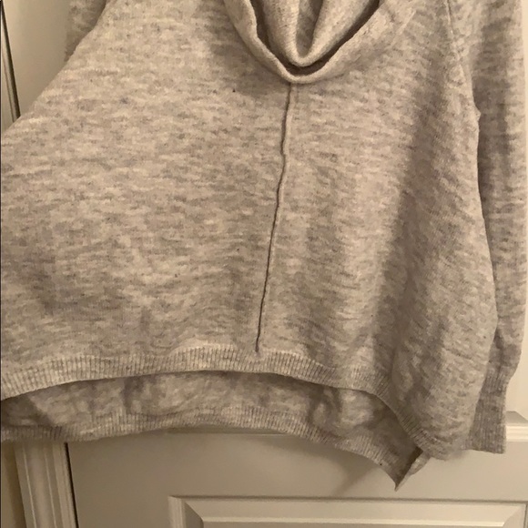 FOR THEE cowl neck gray oversized sweater size M - Picture 5 of 7